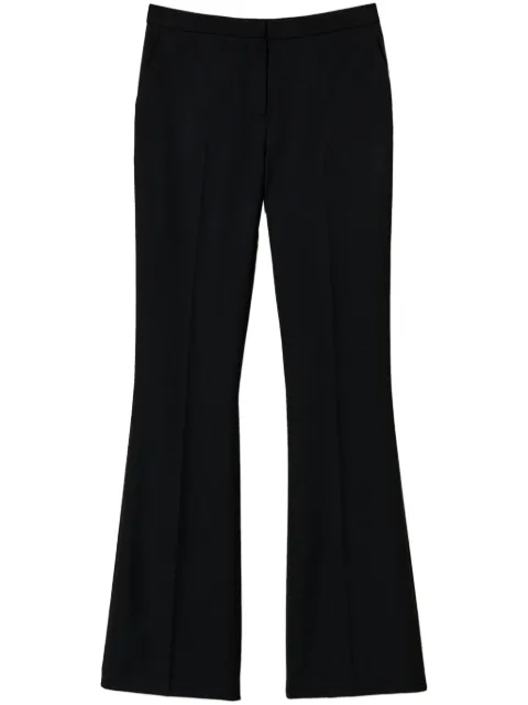 TWINSET pressed crease flared trousers