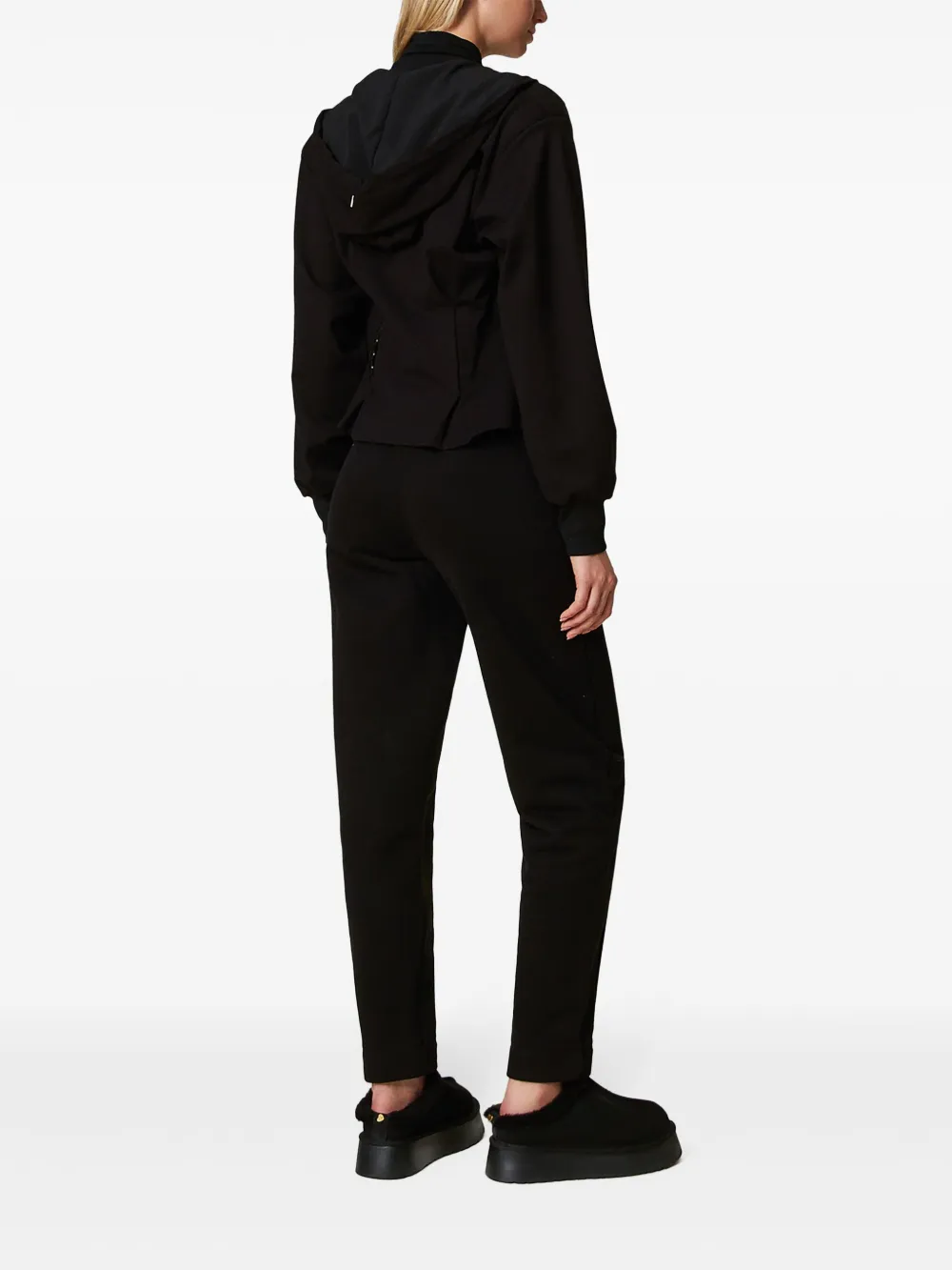 TWINSET PLUSH CIGARETTE TROUSERS