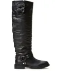 TWINSET Darcy knee-high boots - Black