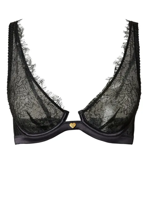 TWINSET bralette con paneles de encaje