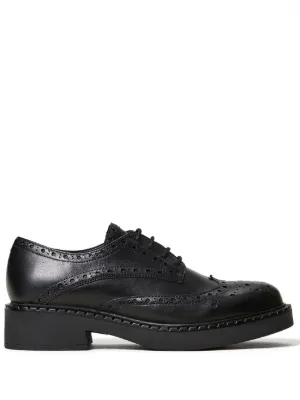 Toga Pulla 35mm Leather Oxford Shoes | Black | FARFETCH ID