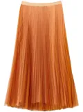 TWINSET pleated tulle skirt - Orange