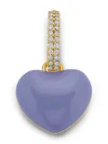 BUDDHA MAMA 20kt yellow gold heart diamond pendant charm