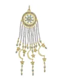 BUDDHA MAMA 20kt yellow gold Dream Catcher diamond pendant