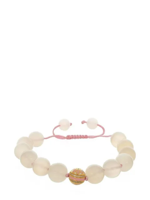 BUDDHA MAMA 20kt yellow gold moonstone bead bracelet