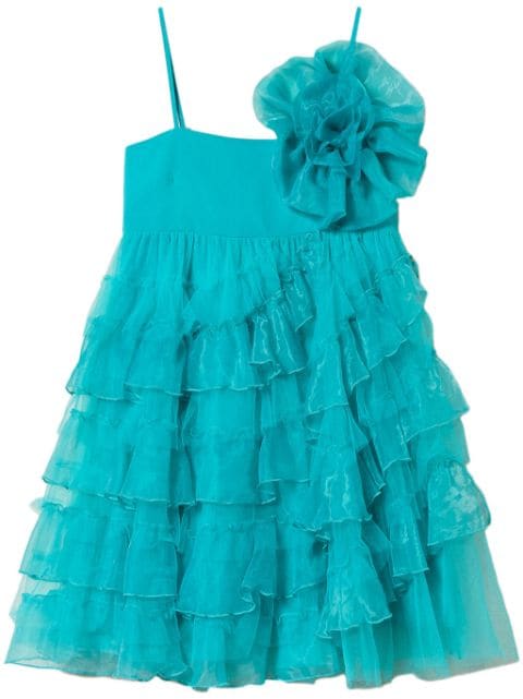 tulle organza minidress