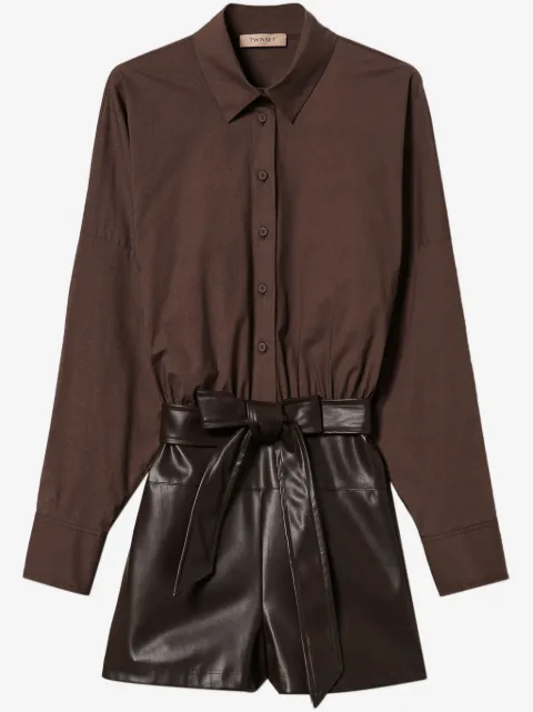 TWINSET belted jumpsuit 