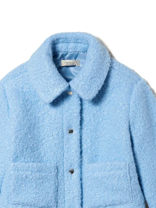 TWINSET Kids Curly ジャケット | ブルー | FARFETCH JP
