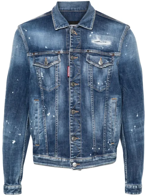 DSQUARED2 veste Dan en jean - Bleu - DSQUARED2 - Modalova