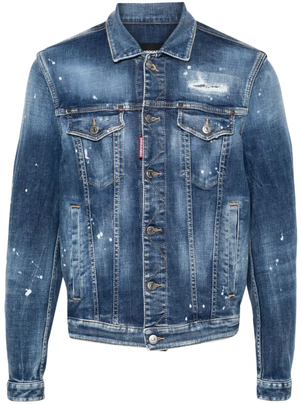 DSQUARED2 Dan Denim Jacket | Blue | FARFETCH DSQUARED2 Dan Denim Jacket | Blue | FARFETCH