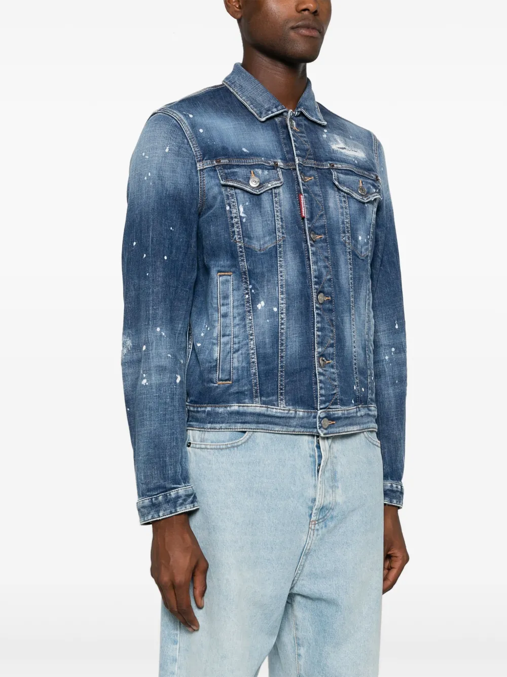 DSQUARED2 Dan denim jack Blauw