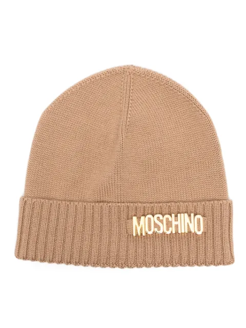 Moschino gorro con letras del logo