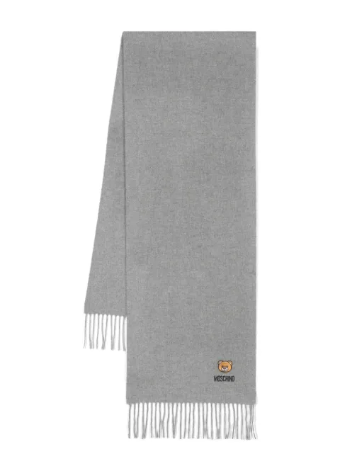 Moschino fringed scarf