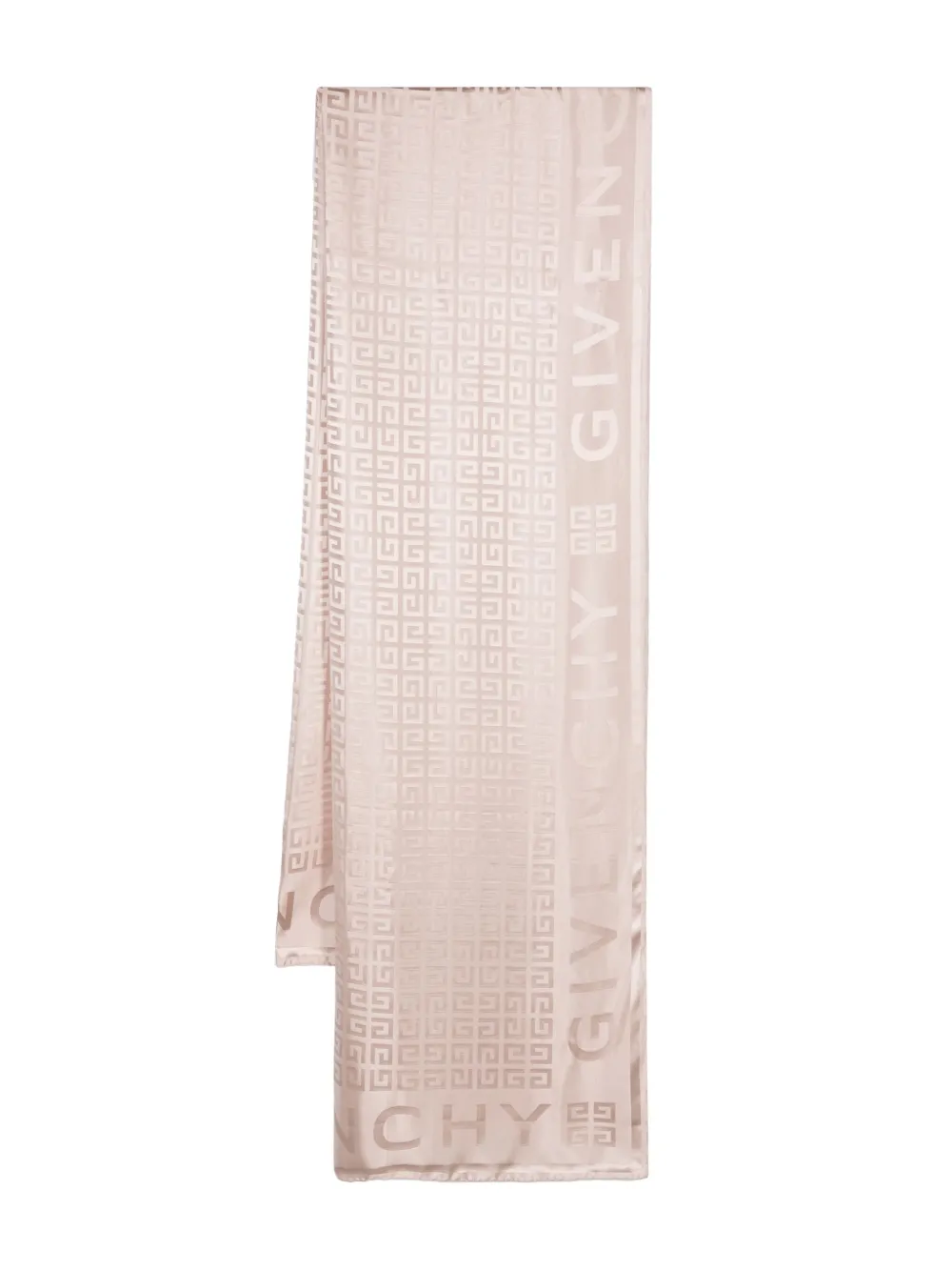 Givenchy 4G zijden gestolen sjaal Roze