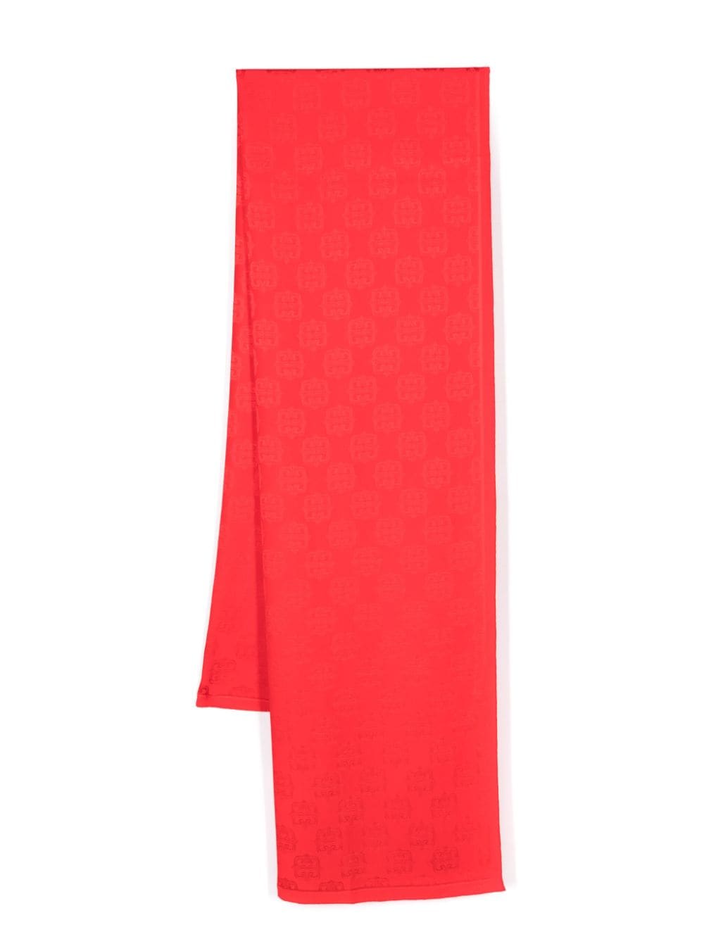 Givenchy 4G Liquid silk stole scarf - Red