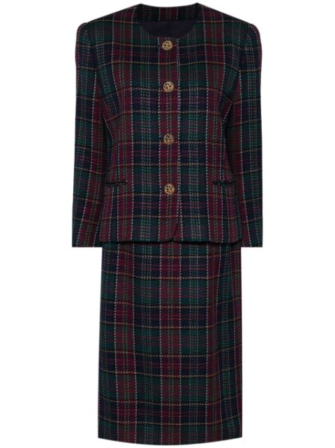 Burberry 1990-2000s setup suit skirt Women