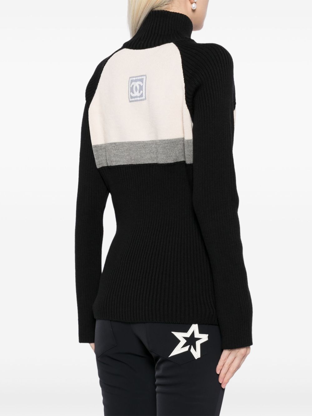 CHANEL 2003 sport line patch jumper Women