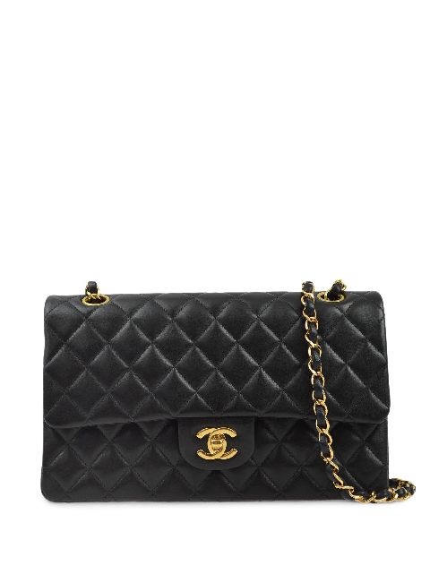 HOT SALE CHANEL 1998 medium Double Flap shoulder bag Women