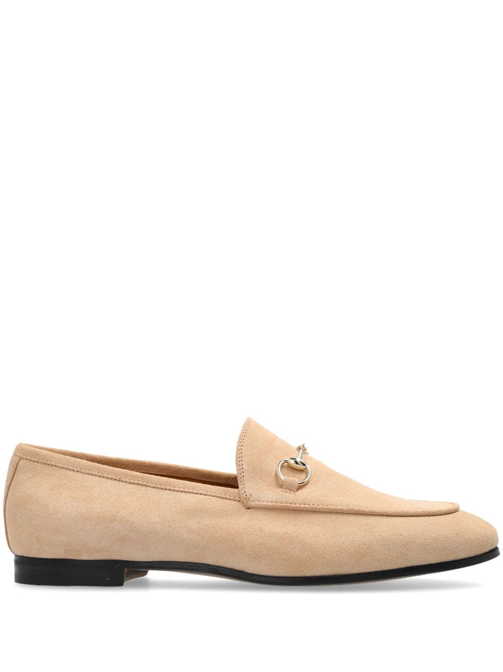 Shop Gucci Jordaan Loafers In Neutrals