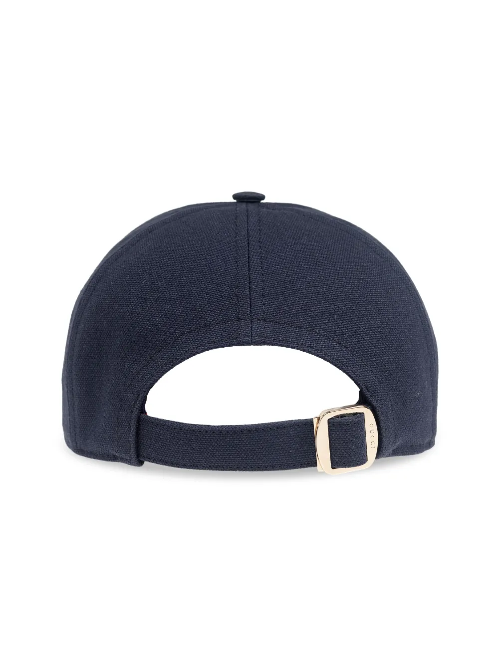 Gucci Script Baseball Cap In Blau