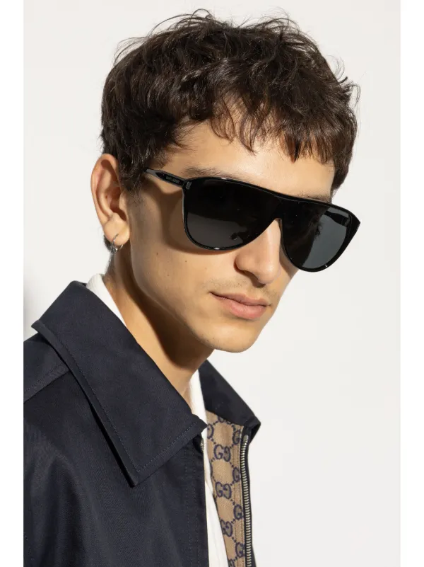 Saint Laurent Eyewear 731 Gaspar サングラス | ブラック | FARFETCH JP