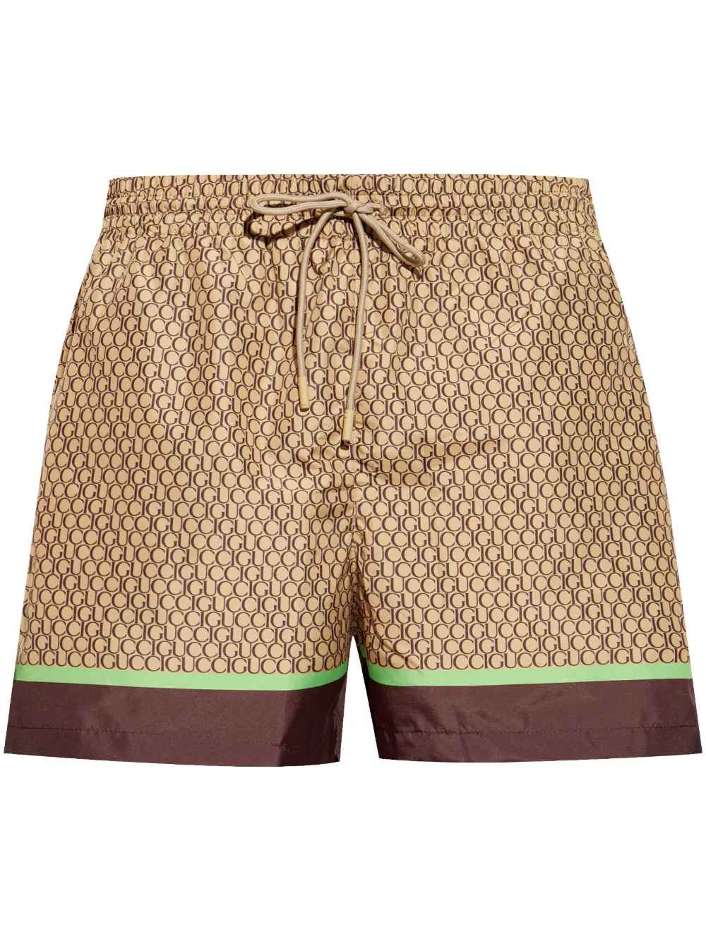 Gucci Zwembroek met print Bruin