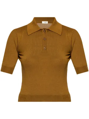 Saint Laurent Polo Tops for Women - Shop on FARFETCH