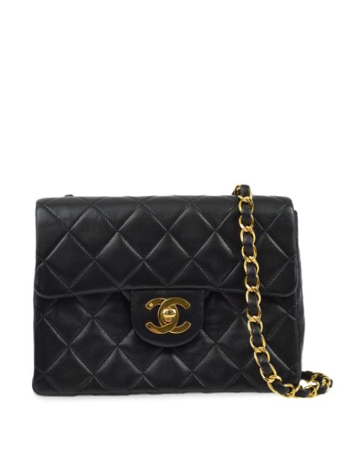 Affordable HOT SALE CHANEL 1995 mini square Classic Flap shoulder bag Women