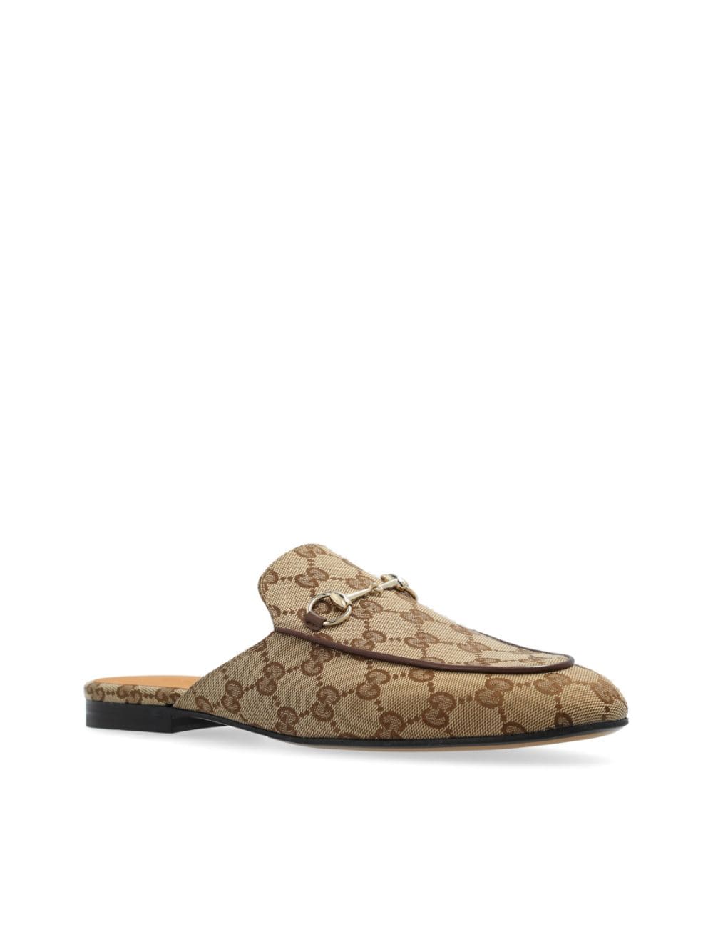 Shop Gucci Princetown Slippers In Neutrals