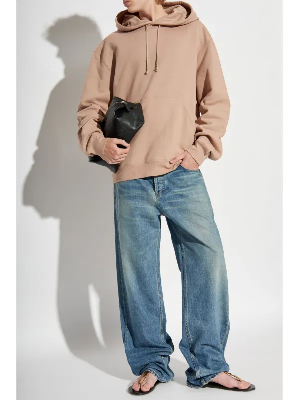 Saint Laurent ロゴアップリケ パーカー | ニュートラル