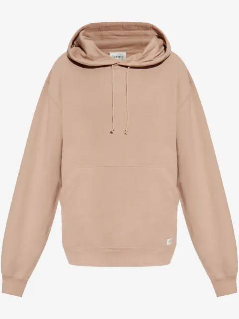 Saint Laurent hoodie con aplique del logo