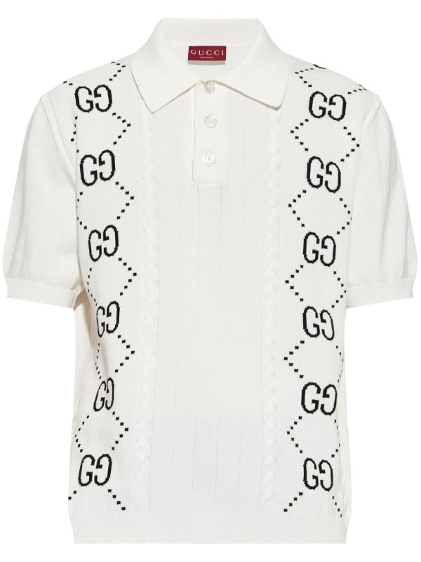 Gucci logo polo shops