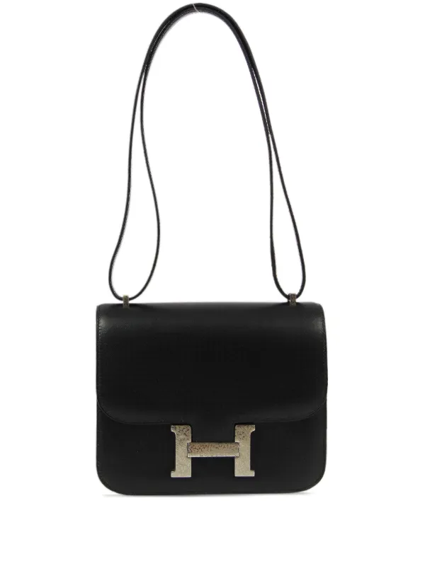 Hermès Pre-owned 2002 Constance 18 Shoulder Bag in Black