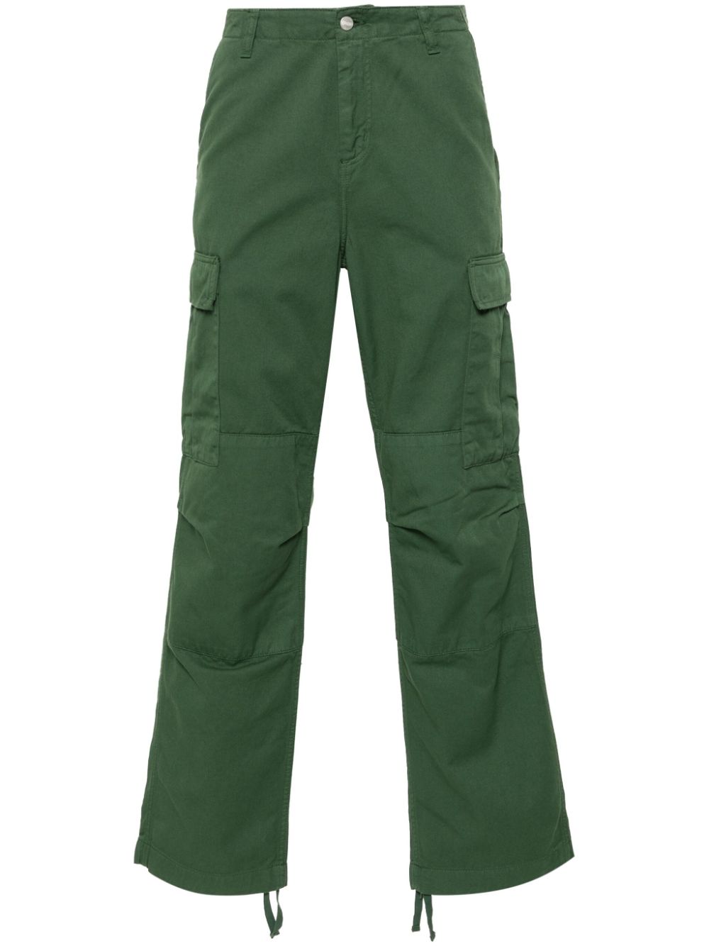 Shop Carhartt Logo-patch Cargo Pants In Green