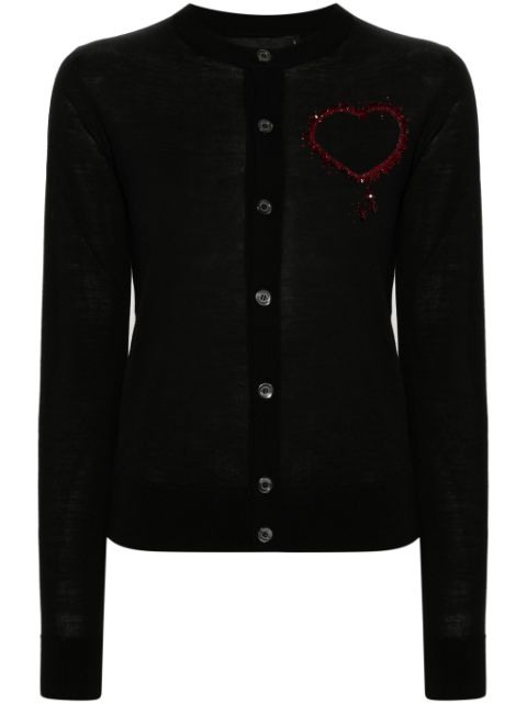 DSQUARED2 beaded-heart cardigan Women