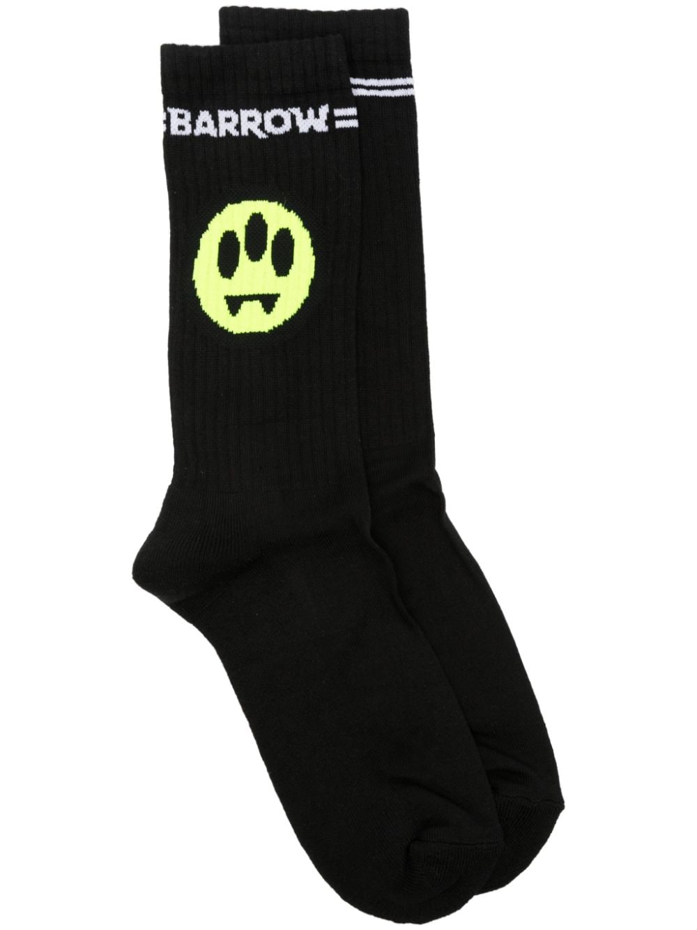 BARROW Sokken met logo jacquard Zwart