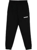 BARROW rubberised-logo track pants - Black