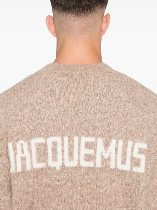 jacquemusシャギーニット JACQUEMUS(ジャックムス) 襟付シャギーニット イエロー サイズ XL