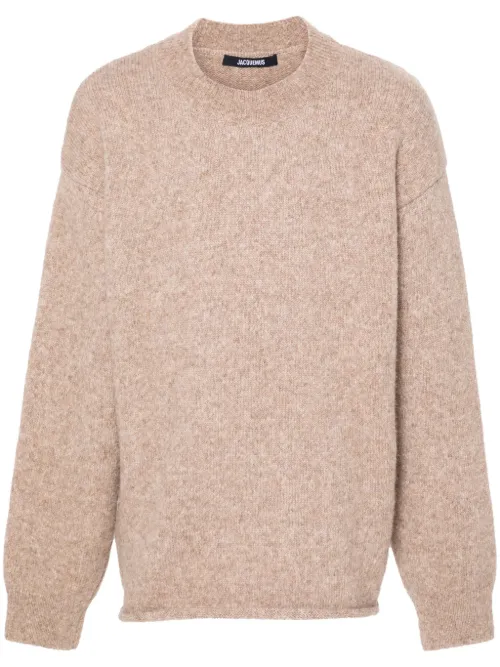 Pull à logo en maille intarsia - Jacquemus - Modalova