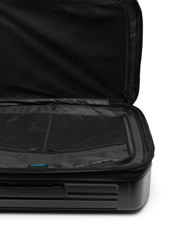PIQUADRO Medium Expandable Luggage | Black | FARFETCH HK
