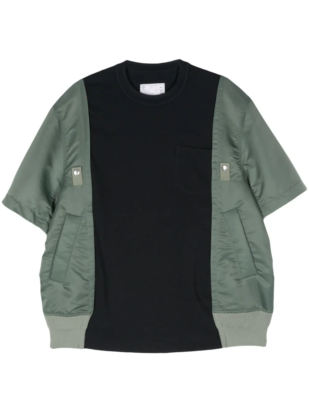 Sacai Katoenen T-shirt Blauw