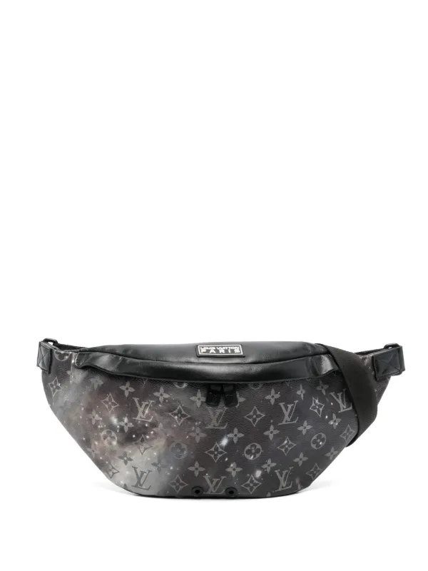 Louis vuitton belt bag black on sale