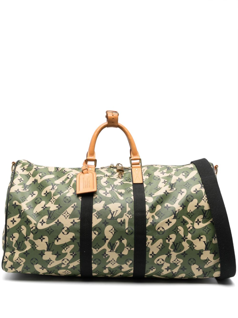 Louis Vuitton Pre-Owned x Takashi Murakami Bandoulière Monogram keepall - Green