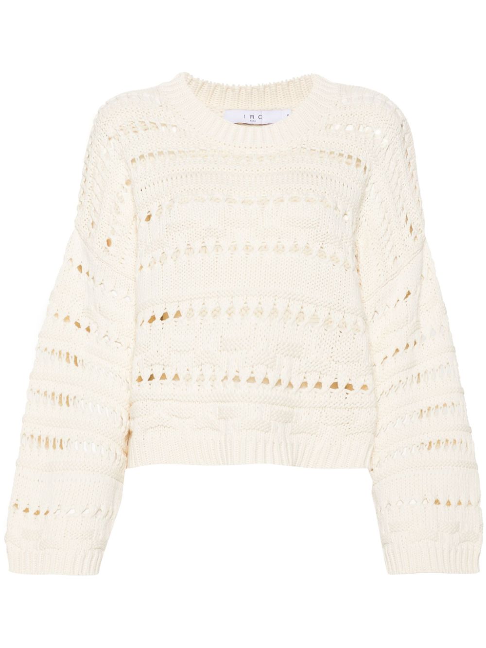 IRO open-knit sweater - White