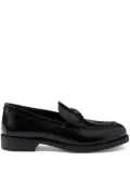 Prada brushed leather loafers - Black