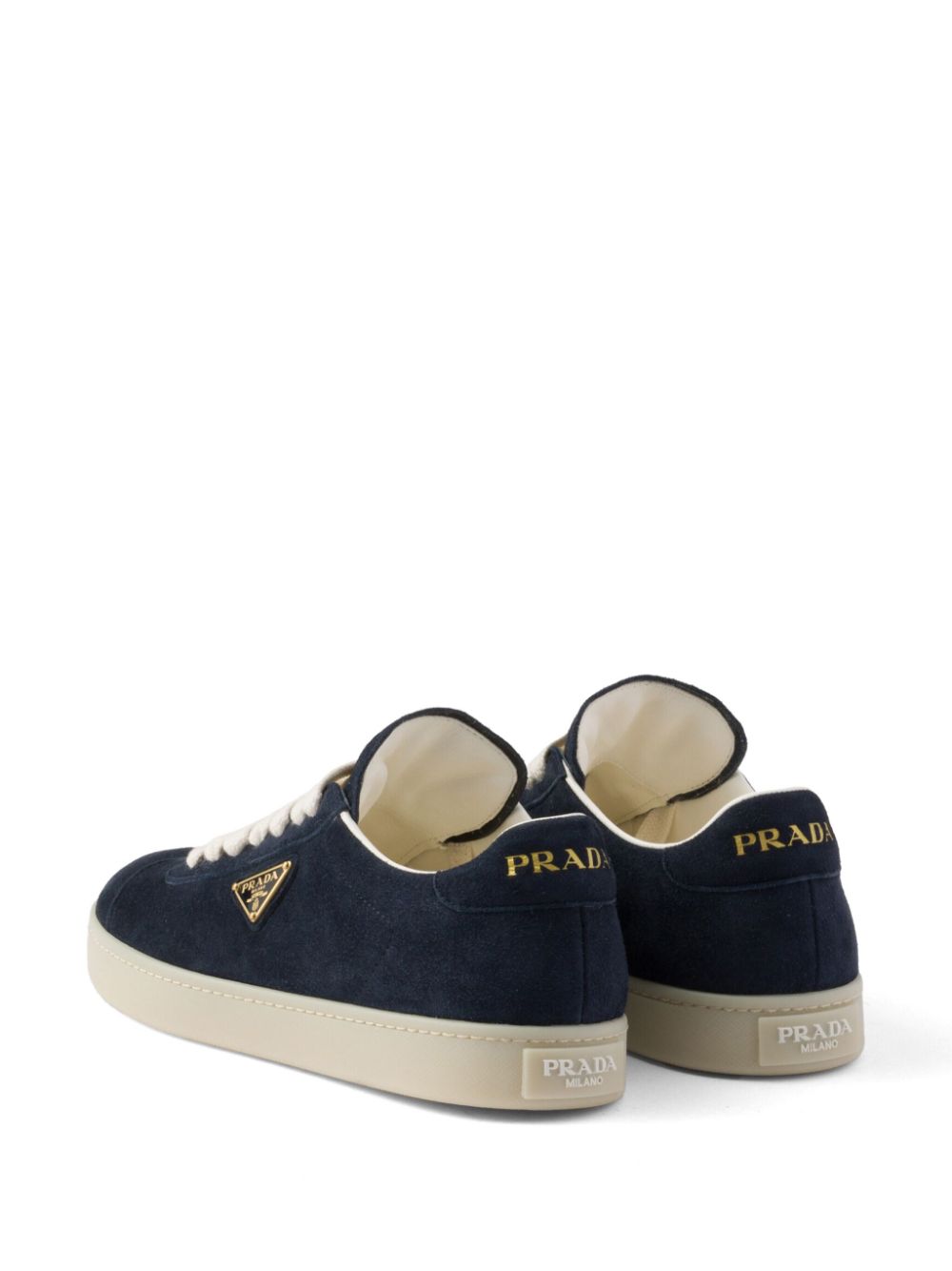 Prada Suède sneakers Blauw