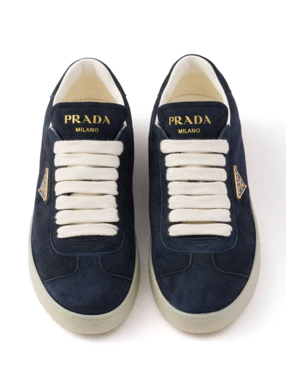 Prada Suède sneakers Blauw