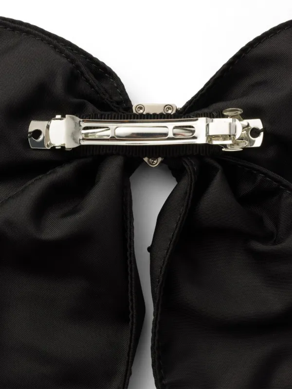 ヘアアクセサリー Prada Re-Nylon Hair Clip Prada Re-Nylon Hair Clip | Black | FARFETCH
