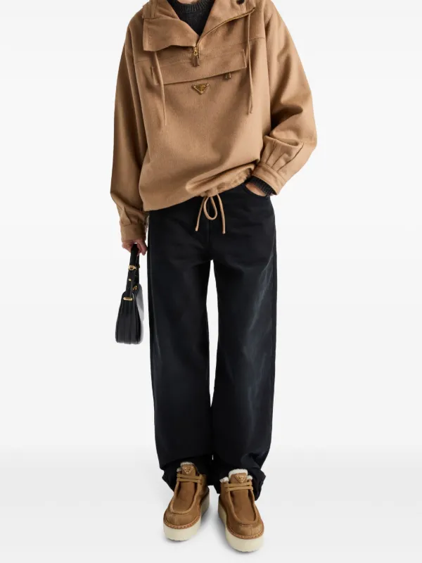 プラダ PRADA チャッカブーツ/イタリア製 ブラウン 6ハーフ（5071) プラダ PRADA チャッカブーツ/イタリア製 ブラウン 6ハーフ（5071)