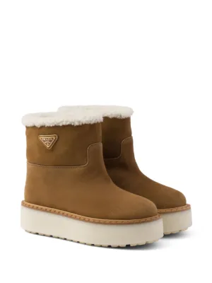 PRADA プラダ ブーツ 茶xゴールド EU35(22cm位) 4103724J0082 PRADA プラダ ブーツ 茶xゴールド EU35(22cm位) 4103724J0082